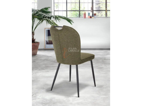 Lot de 2 chaises Salomé Vert bouteille Girardeau