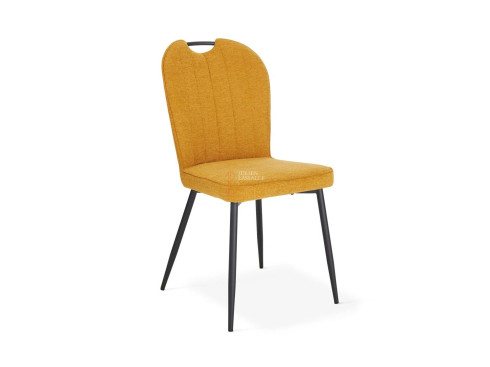 Lot de 2 chaises Salomé Jaune paille Girardeau