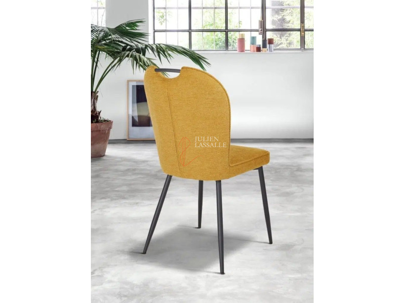 Lot de 2 chaises Salomé Jaune paille Girardeau