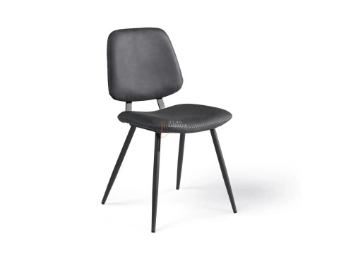 Lot de 2 chaises Margot Gris vintage Girardeau