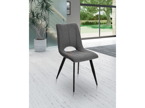 Lot de 2 chaises Coralie Gris anthracite Girardeau