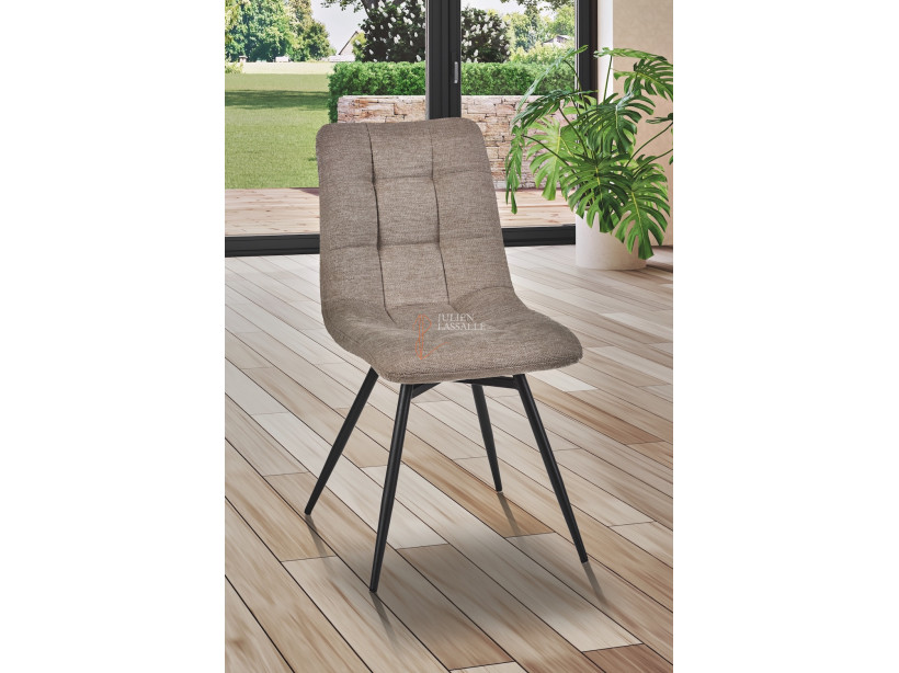 Lot de 2 chaises Angel'A Beige sable Girardeau