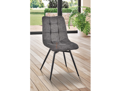 Lot de 2 chaises Angel'A Gris anthracite Girardeau