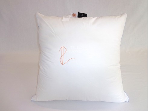 Oreiller en percale de coton garnissage micro-fibres sensation duveteuse