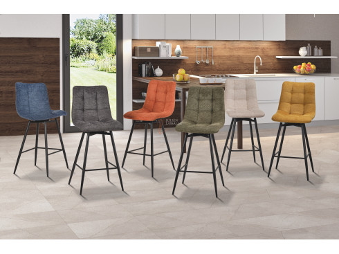 Lot de 2 chaises snack Angel'A Bleu cobalt Girardeau