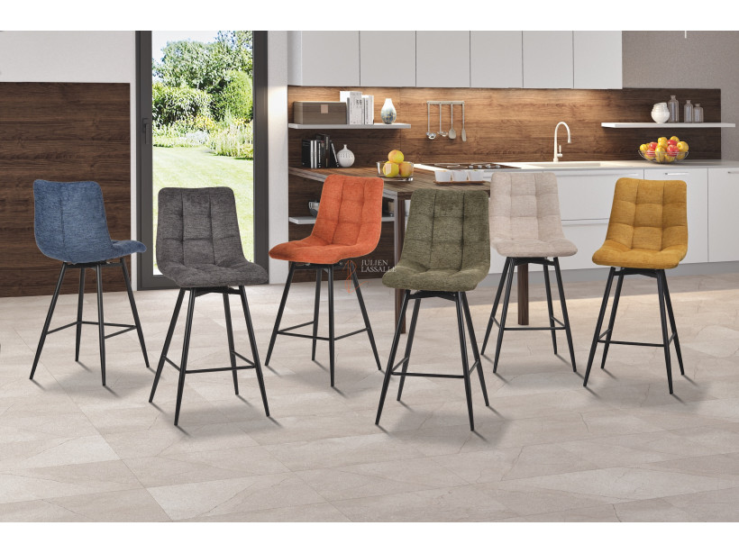 Lot de 2 chaises snack Angel'A Orange citrouille Girardeau