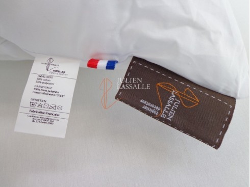 Oreiller Fibres-confort enveloppe 100% coton