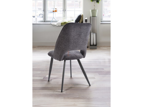 Lot de 2 chaises Roxane Gris anthracite Girardeau