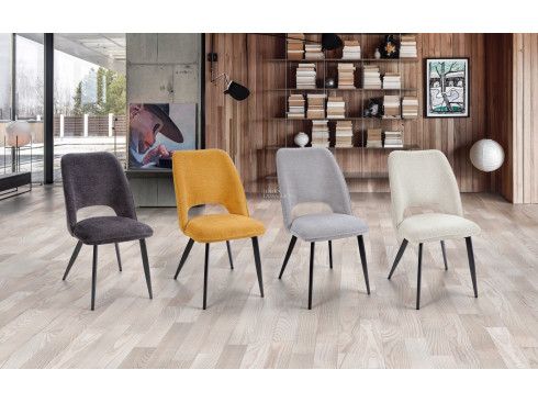 Lot de 2 chaises Roxane Jaune safran Girardeau