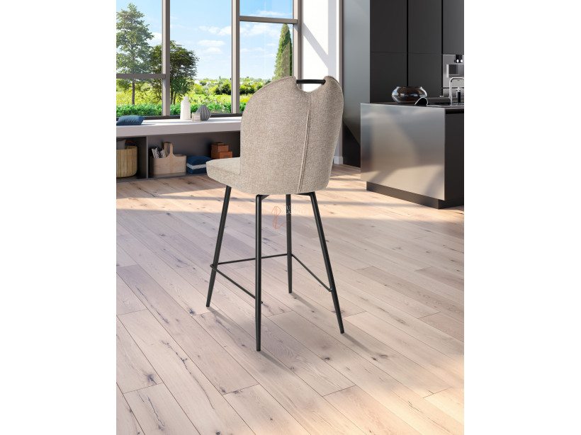 Lot de 2 chaises snack Salomé Beige sable Girardeau