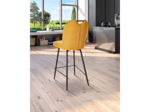 Lot de 2 chaises snack Salomé Jaune paille Girardeau