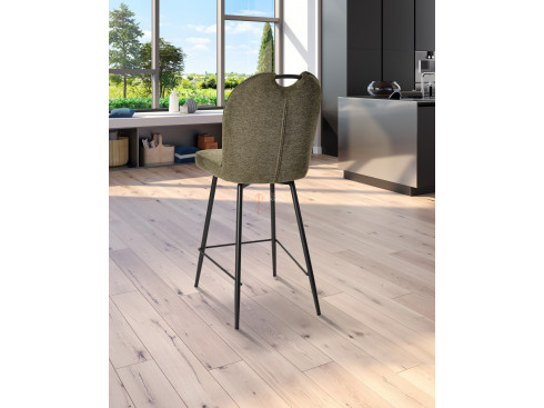 Lot de 2 chaises snack Salomé Vert bouteille Girardeau