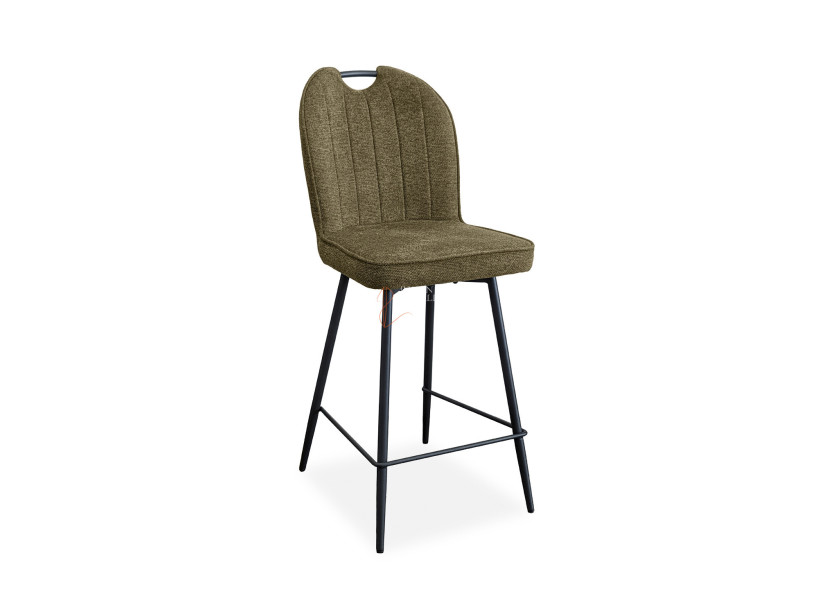 Lot de 2 chaises snack Salomé Vert bouteille Girardeau