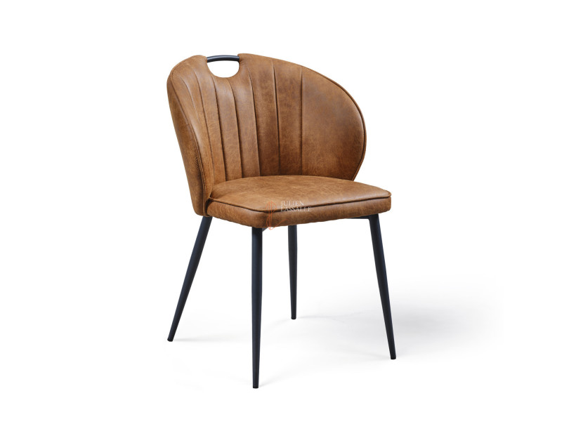 Lot de 2 chaises Louna Cognac Girardeau