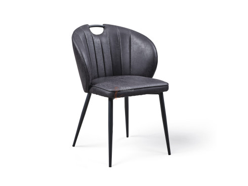 Lot de 2 chaises Louna Noir Girardeau