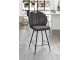 Lot de 2 chaises snack Louna Noir Girardeau