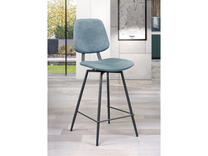 Lot de 2 chaises snack Margot Bleu vintage Girardeau