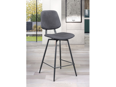 Lot de 2 chaises snack Margot Gris vintage Girardeau