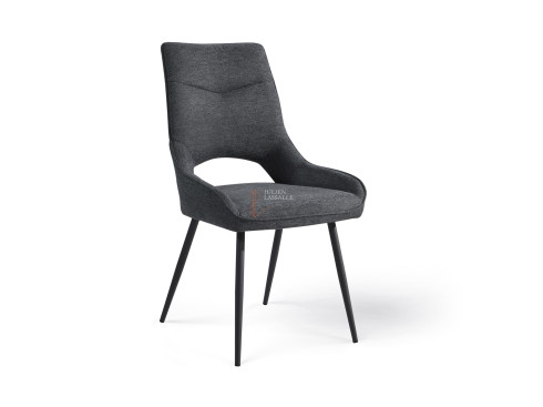 Lot de 2 chaises Soline Gris souris Girardeau