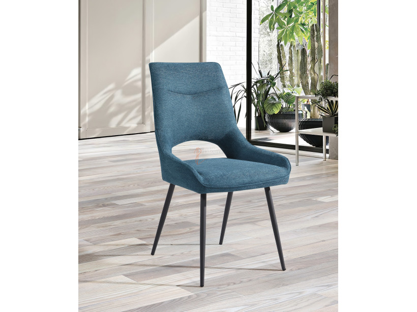 Lot de 2 chaises Soline Bleu turquoise Girardeau