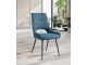 Lot de 2 chaises Soline Bleu turquoise Girardeau