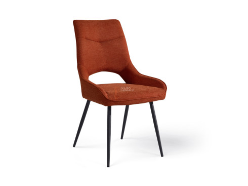 Lot de 2 chaises Soline Orange citrouille Girardeau