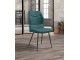 Lot de 2 chaises Julie Bleu turquoise Girardeau