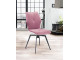 Lot de 2 chaises pivotantes Paloma Rose pêche Girardeau