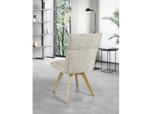 Lot de 2 chaises Ambre Beige Girardeau