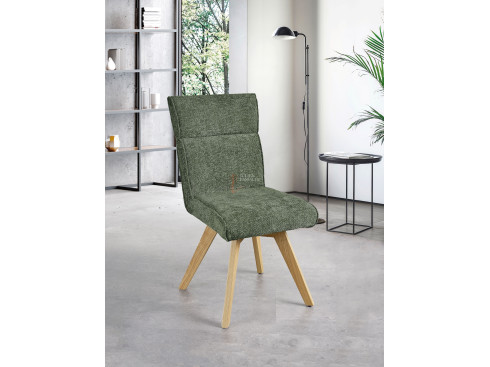 Lot de 2 chaises Ambre Vert bouteille Girardeau