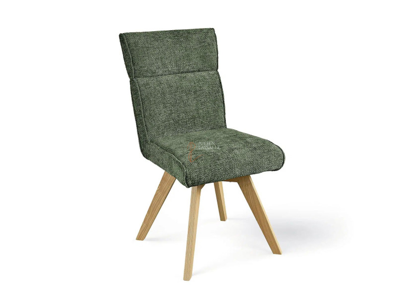 Lot de 2 chaises Ambre Vert bouteille Girardeau