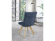 Lot de 2 chaises Ambre Bleu cobalt Girardeau