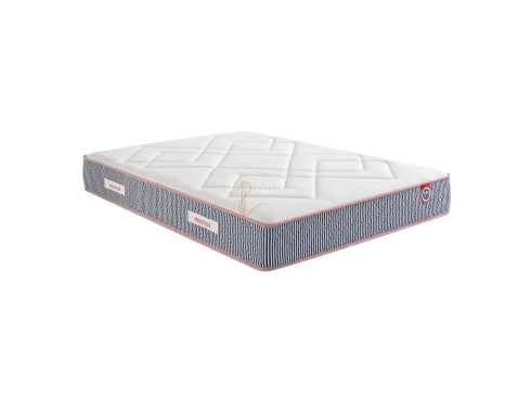 Matelas Hector Merinos ressorts ensachés + mousse à mémoire de forme.