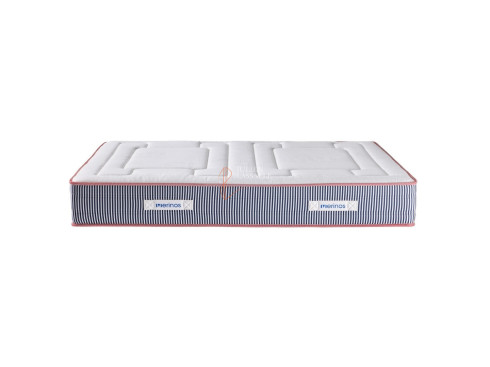 Matelas Ferdinand Merinos ressorts ensachés + mousse à mémoire de forme.