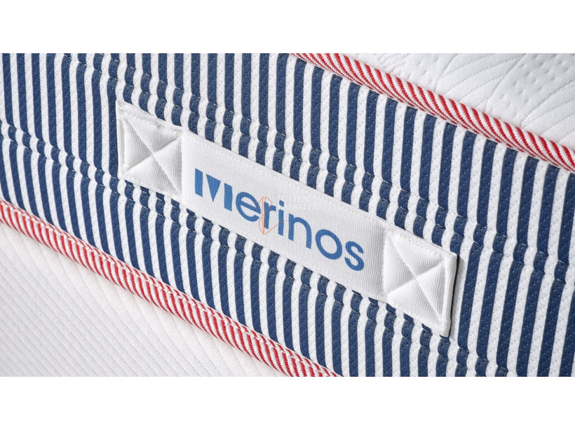 Matelas Ferdinand Merinos ressorts ensachés + mousse à mémoire de forme.