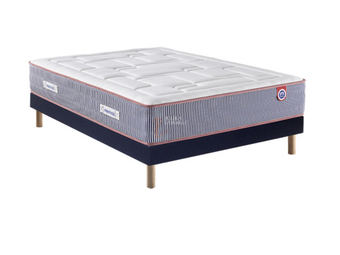 Matelas Maximilien Merinos ressorts ensachés + mousse à mémoire de forme + latex