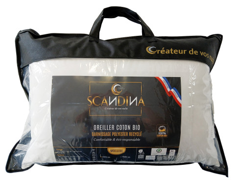 Oreiller Scandina coton bio
