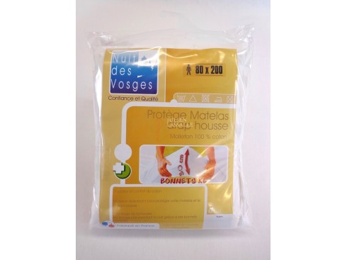 Protège matelas drap housse 80x200 cm