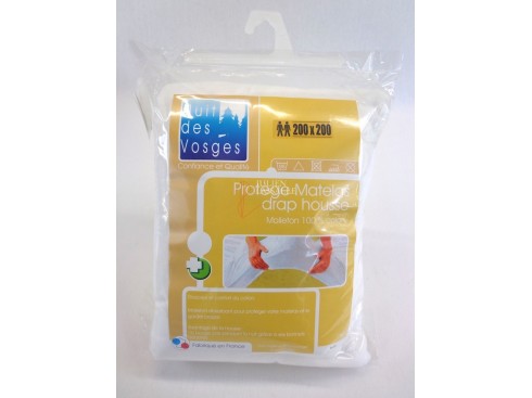 Protège matelas drap housse 200x200cm