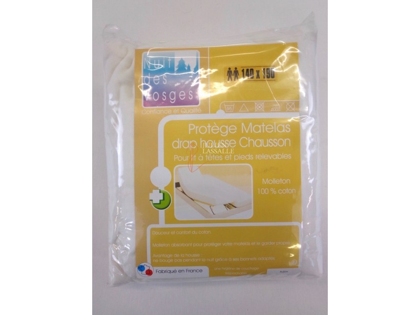 Protège matelas drap housse pour literie électrique 140x190 cm