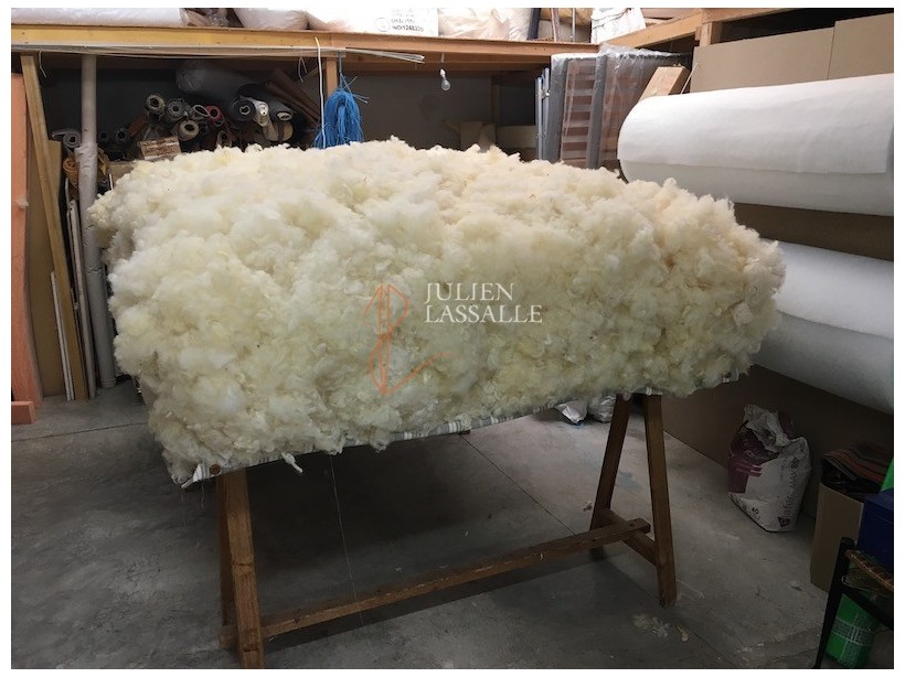 Réfection matelas de laine