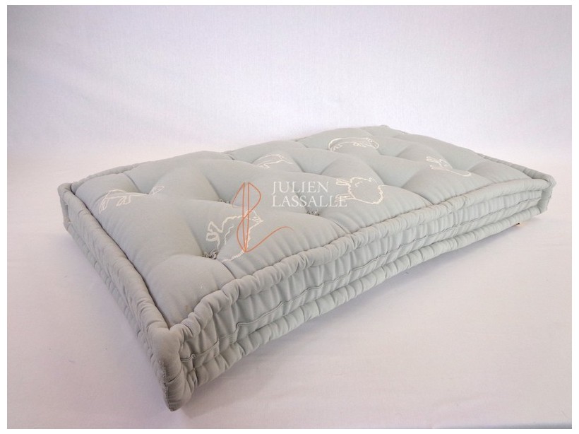 Matelas enfant en pure laine Bio fabrication artisanale