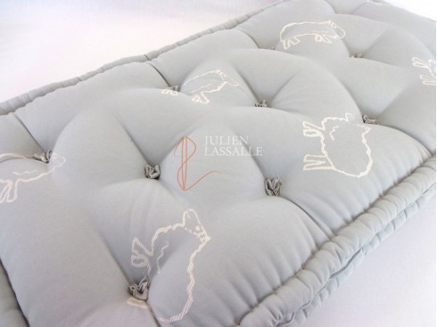 Matelas enfant en pure laine Bio fabrication artisanale