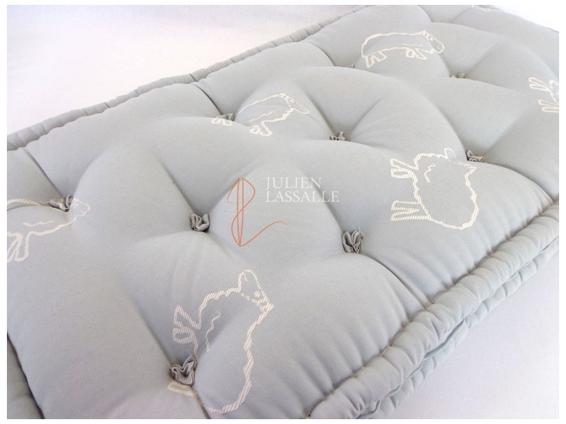 Matelas enfant en pure laine Bio fabrication artisanale