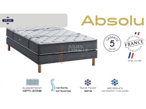 Matelas Absolu DUVIVIER ressorts opti-zone