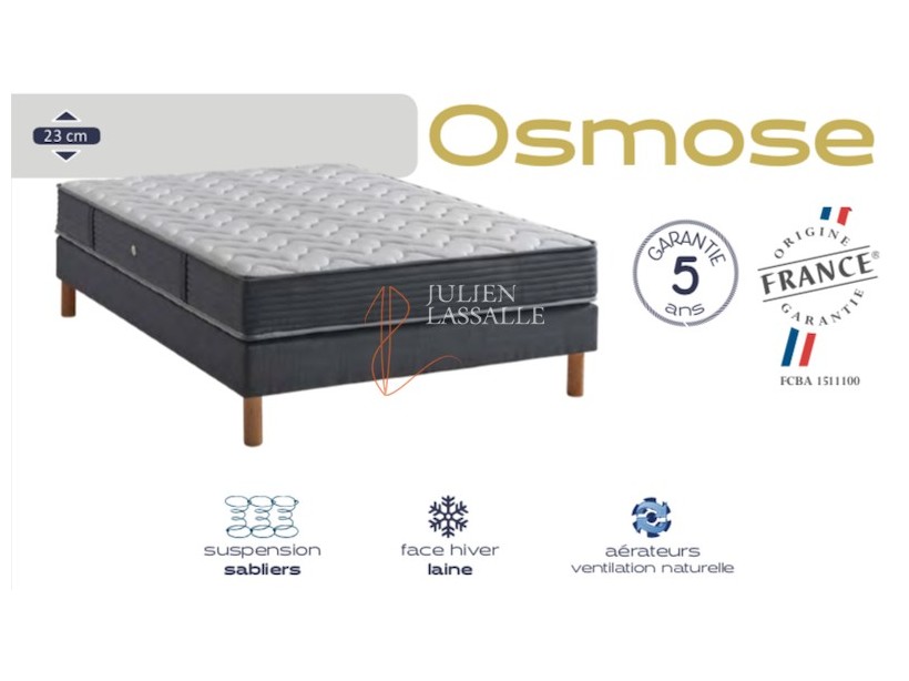 Matelas Osmose Duvivier ressorts sabliers