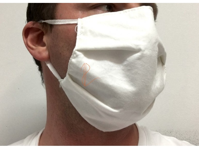 Masque barrière AFNOR SPEC S76-001 tissus polycoton catégorie 1