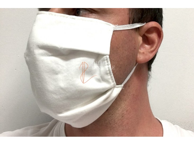 Masque barrière AFNOR SPEC S76-001 tissus polycoton catégorie 1